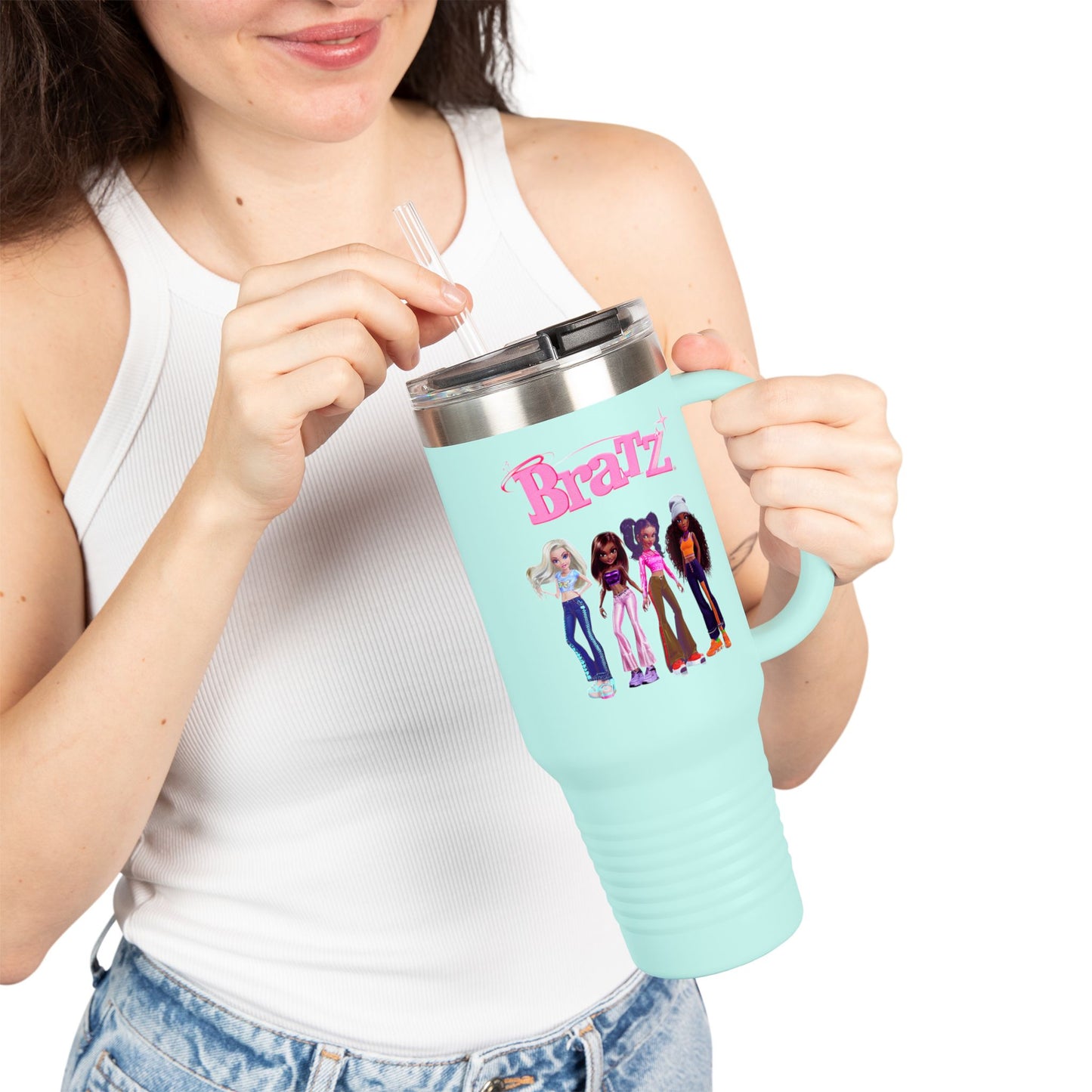 Bratz Insulated Travel Mug - 40oz - Stylish Cup for Fashion Lovers