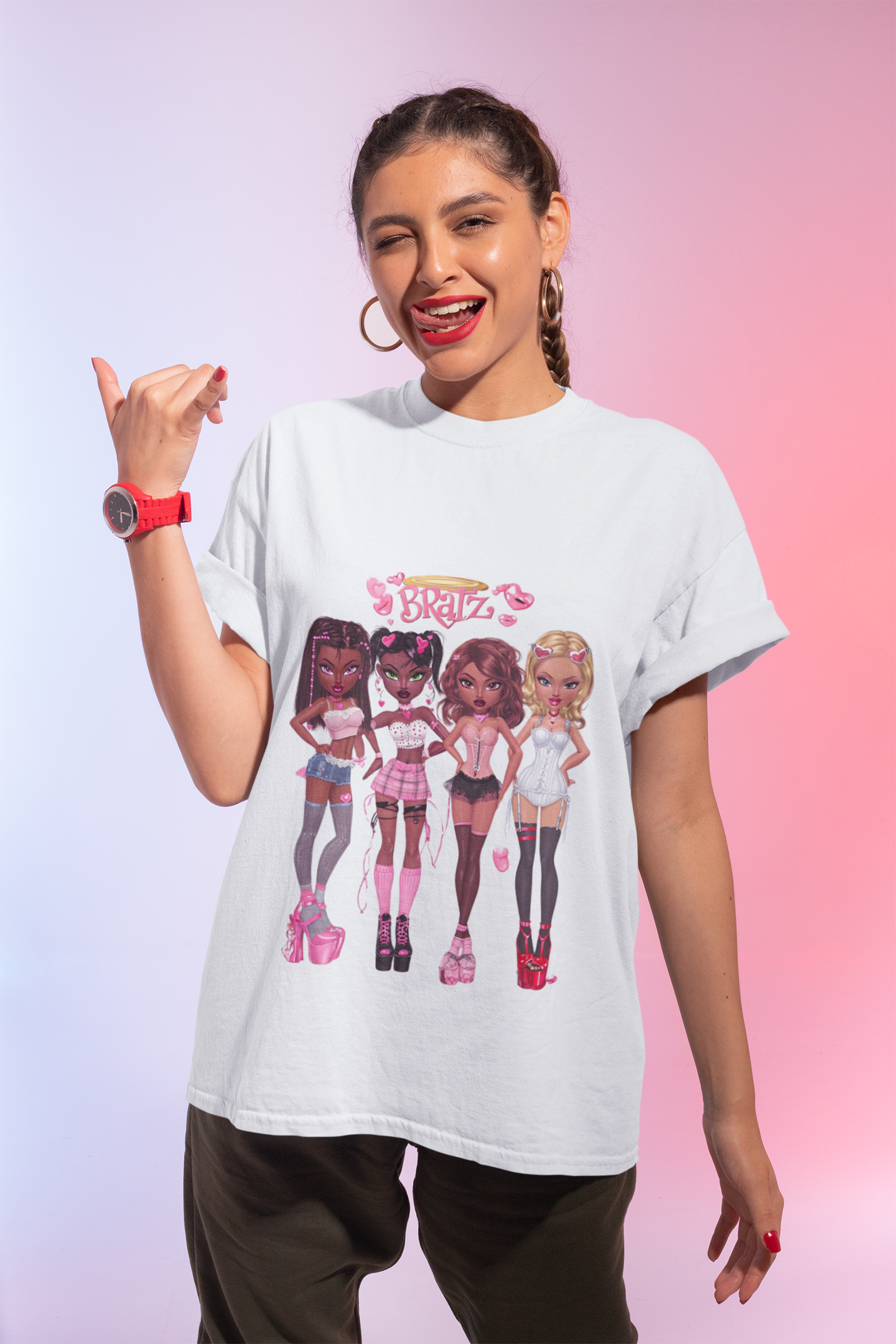 Bratz Graphic Tees for Trendy Fans - Unisex CVC Jersey T-shirt
